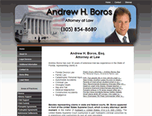 Tablet Screenshot of andrewboros.com